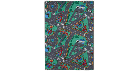 SPIELTEPPICH Car City  - Multicolor, Trend, Textil (100/175cm) - Boxxx