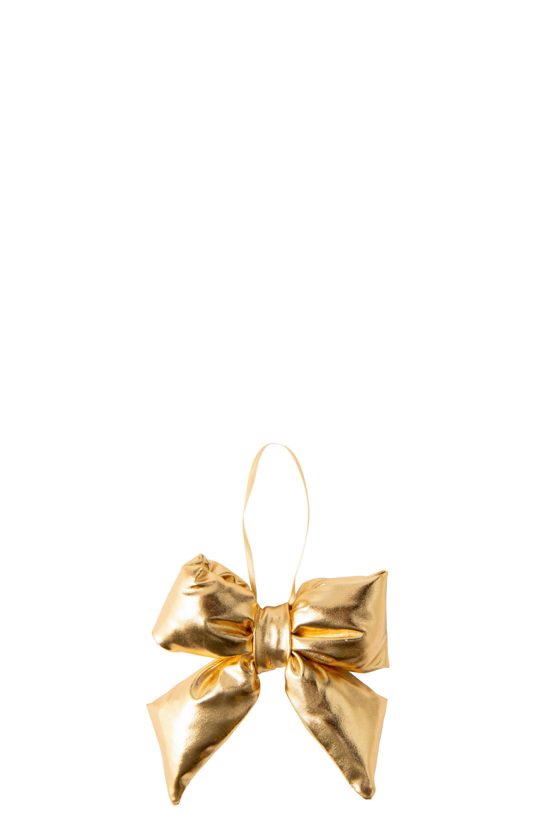 DEKOHÄNGER  - Goldfarben, Basics, Textil (11/4/11cm)