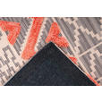 FLACHWEBETEPPICH 120/170 cm Grau, Koralle  - Koralle/Grau, Design, Textil (120/170cm) - Novel