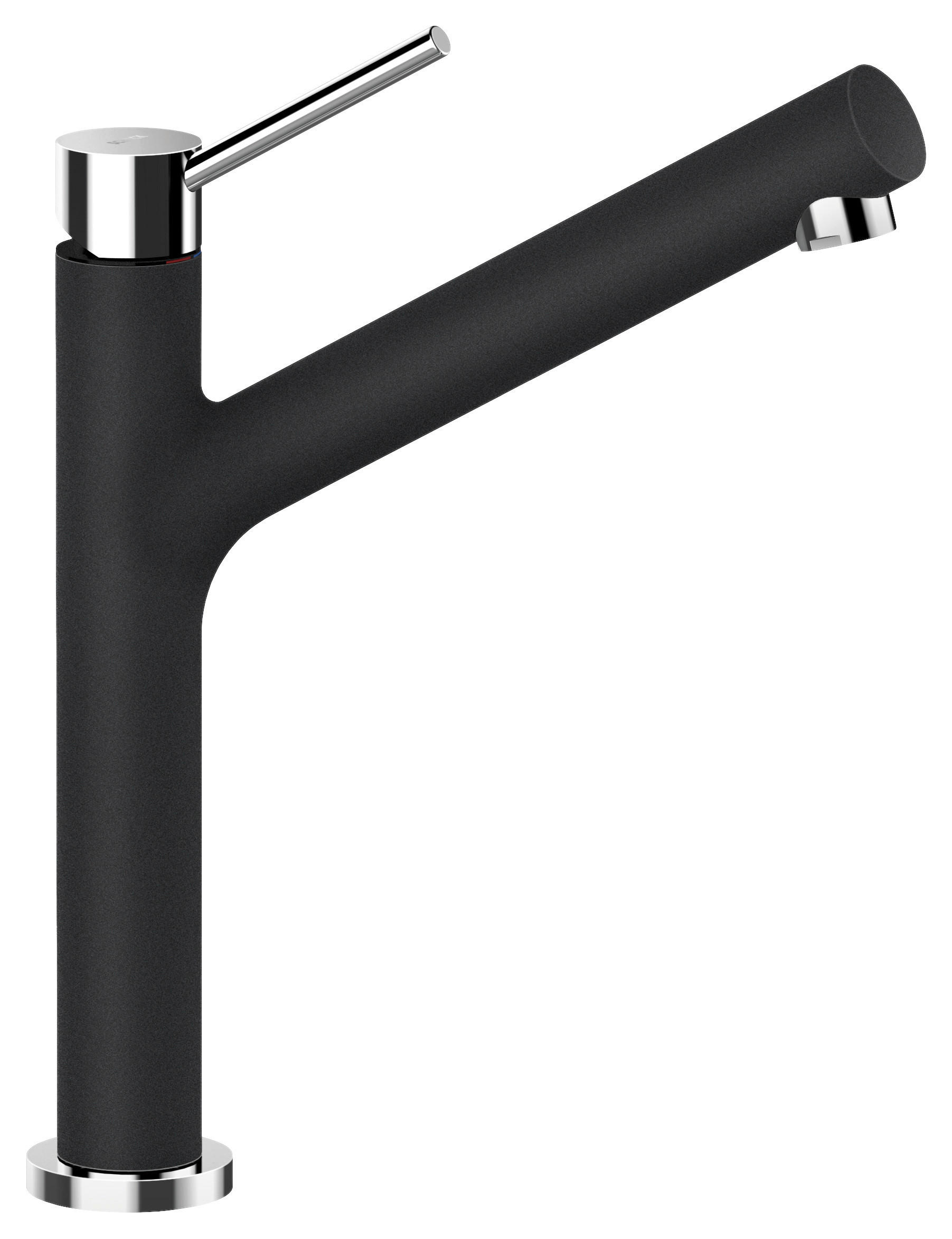 KÜCHENARMATUR 510000MAG  - Chromfarben/Dunkelgrau, Basics, Stein/Metall (5/29,3/23,1cm) - Schock