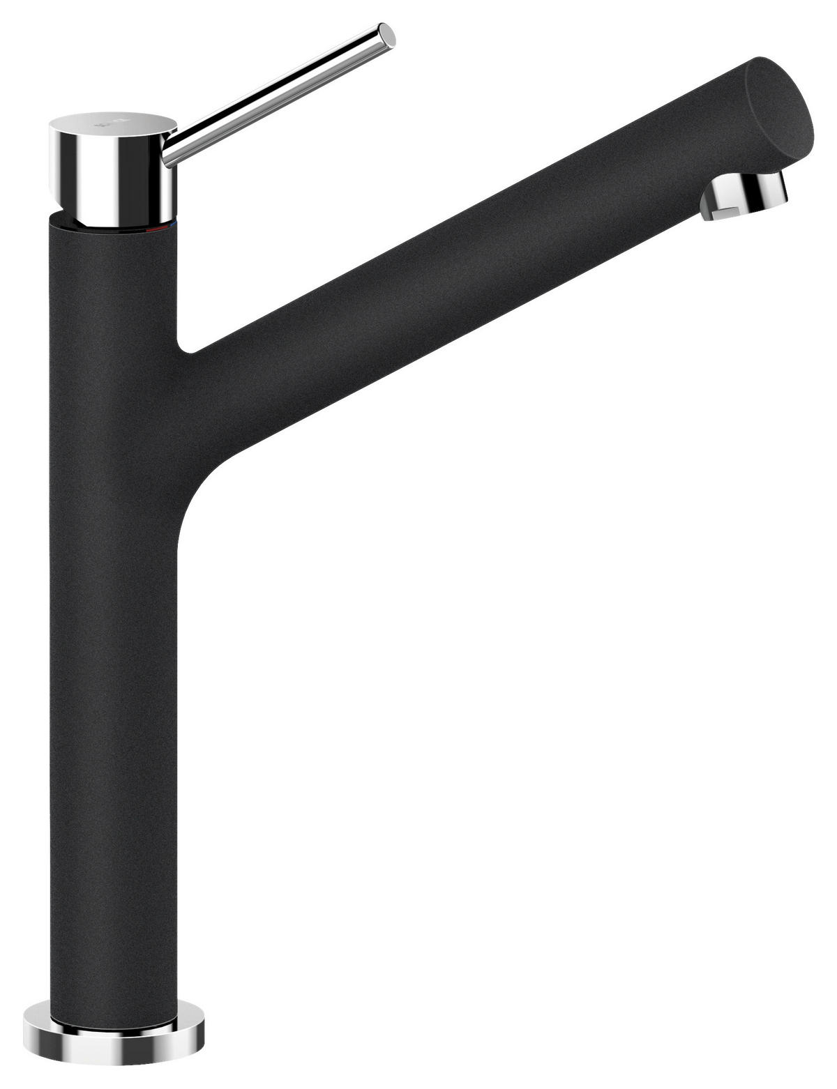 KÜCHENARMATUR 510000MAG  - Chromfarben/Dunkelgrau, Basics, Stein/Metall (5/29,3/23,1cm) - Schock