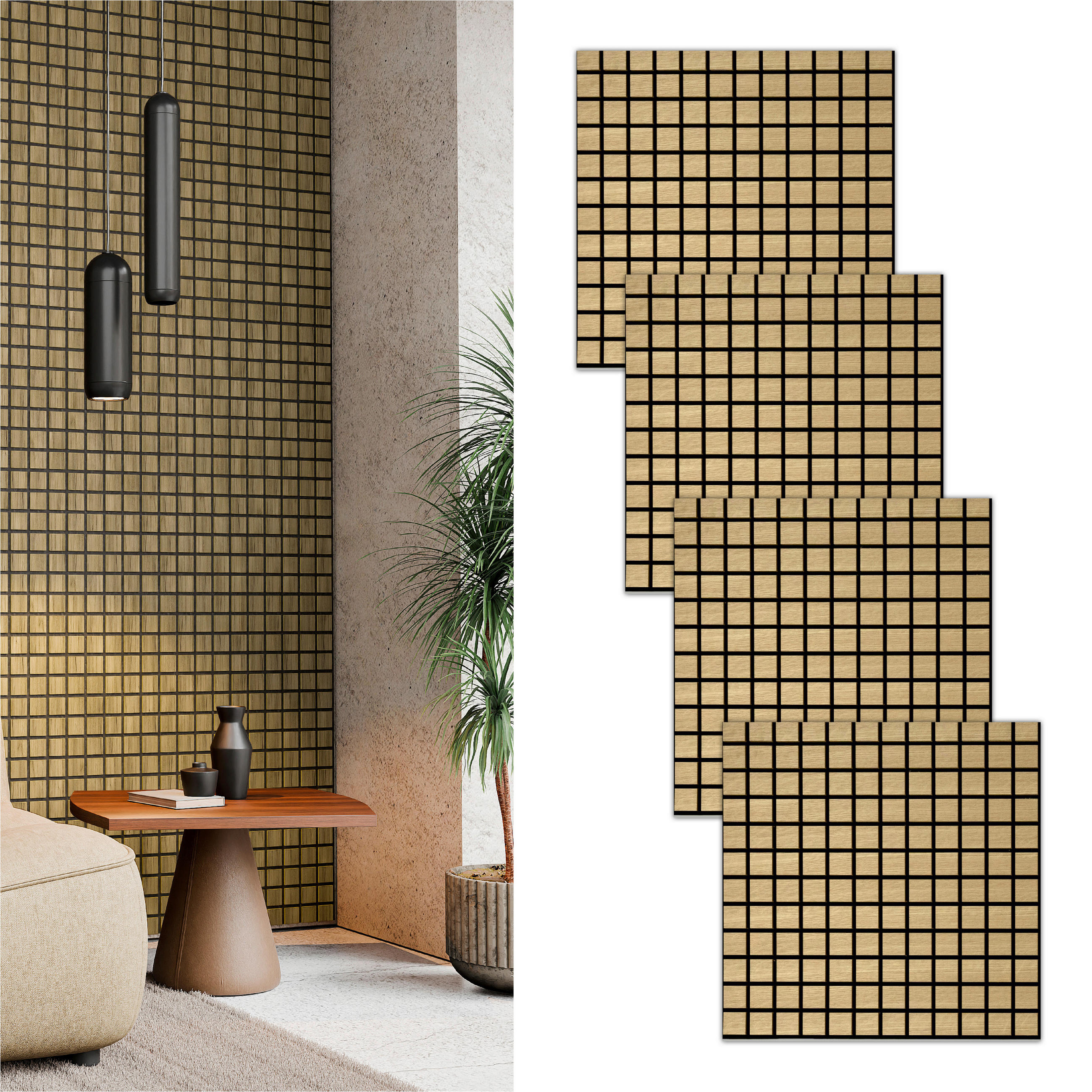 AKUSTICKÝ PANEL 61/61/0.08 cm