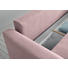 SCHLAFSOFA in Textil, Holzwerkstoff Pink - Pink/Silberfarben, Design, Holzwerkstoff/Kunststoff (250/87/129cm) - Carryhome SCHLAFSOFA in Textil, Holzwerkstoff Pink - Pink/Silberfarben, Design, Holzwerkstoff/Kunststoff (250/87/129cm) - Carryhome
