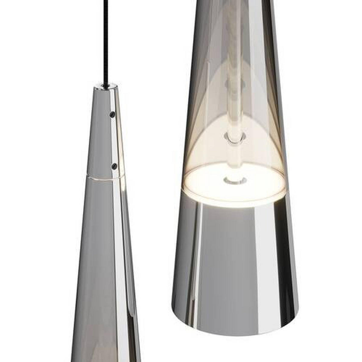 WANDLEUCHTE - Chromfarben, Trend, Glas/Metall (8/38,9cm) - MAYTONI