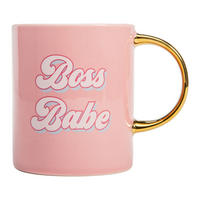 KAFFEETASSE 450 ml  - Rosa, Basics, Keramik (450ml) - Paris Hilton