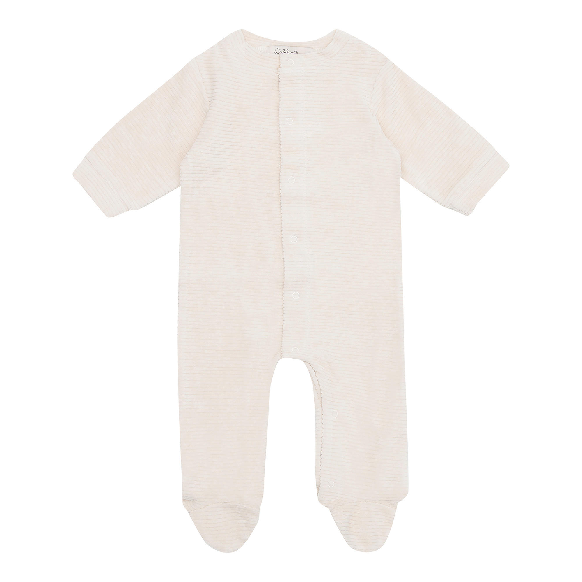 STRAMPLER - Taupe, Basics, Textil (50/56cm) - Witlof for Kids