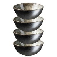 MÜSLISCHALENSET CARELLIA  - Grau, Basics, Keramik (14,5/6cm) - Mäser