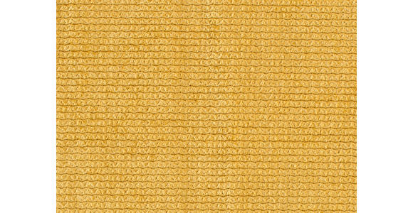 BOXSPRINGSOFA Flachgewebe Currygelb - Currygelb/Schwarz, KONVENTIONELL, Textil/Metall (204/93/100cm) - Novel