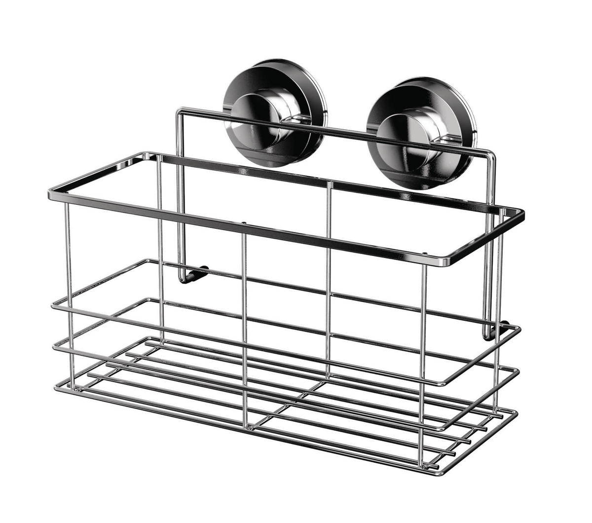 DUSCHABLAGE Metall, Kunststoff  - Chromfarben, Basics, Kunststoff/Metall (25,5/11,3/20,8cm) - Sadena