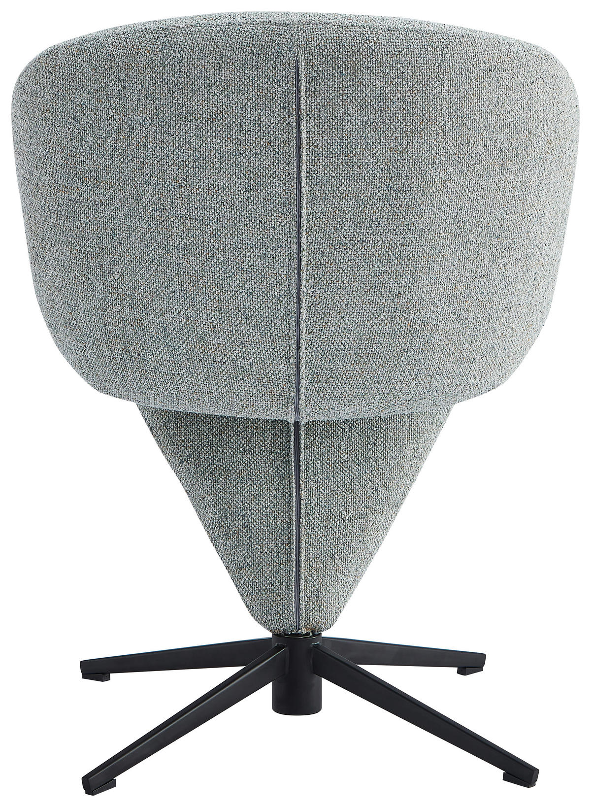 ARMLEHNSTUHL  in Eisen Leinenoptik  - Schwarz/Olivgrün, Design, Textil/Metall (62/82/62cm) - Moderano