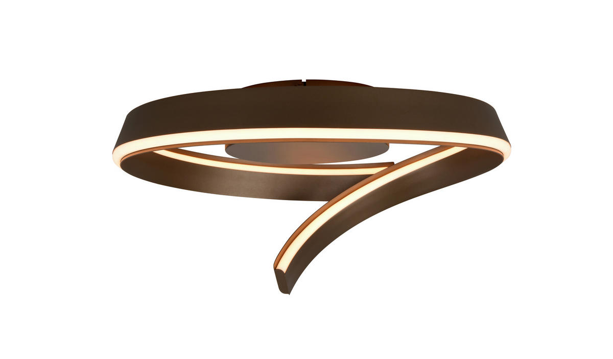 LED-DECKENLEUCHTE CIRONDA  - Platinfarben, Design, Metall (59,5/26,5/58,7cm) - Cinque