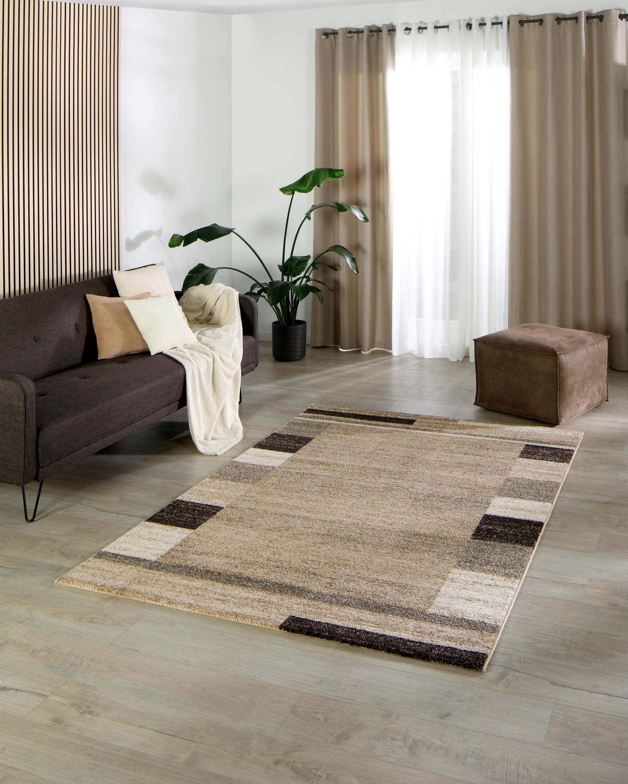 WEBTEPPICH 160/230 cm Naturfarben, Beige  - Beige/Naturfarben, Design, Textil (160/230cm) - Novel