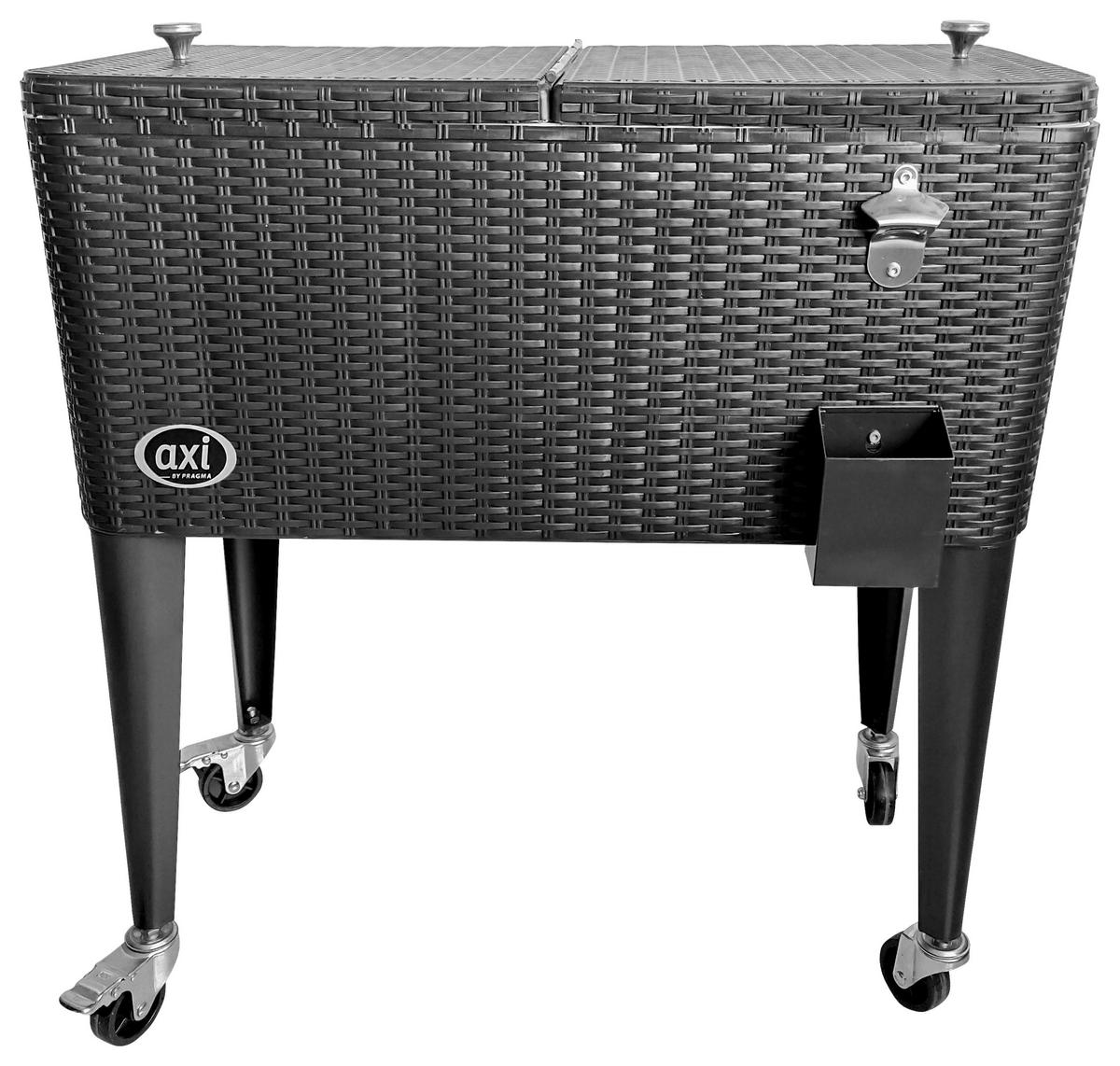 KÜHLBOX Schwarz  - Schwarz, KONVENTIONELL, Metall (43,00/89,00/92,00cm) - Ambia Garden
