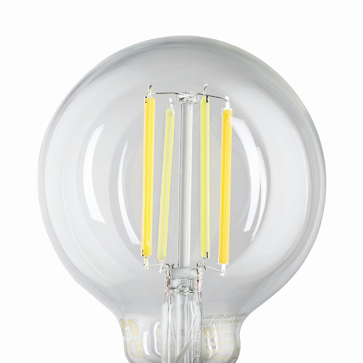 LED-LEUCHTMITTEL   E27 8 W  - Klar, Basics, Glas (8/12cm) - Eglo