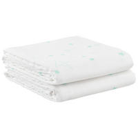 LÁTKOVÁ PLIENKA - biela/zelená, Basics, textil (120/120cm) - Avelia