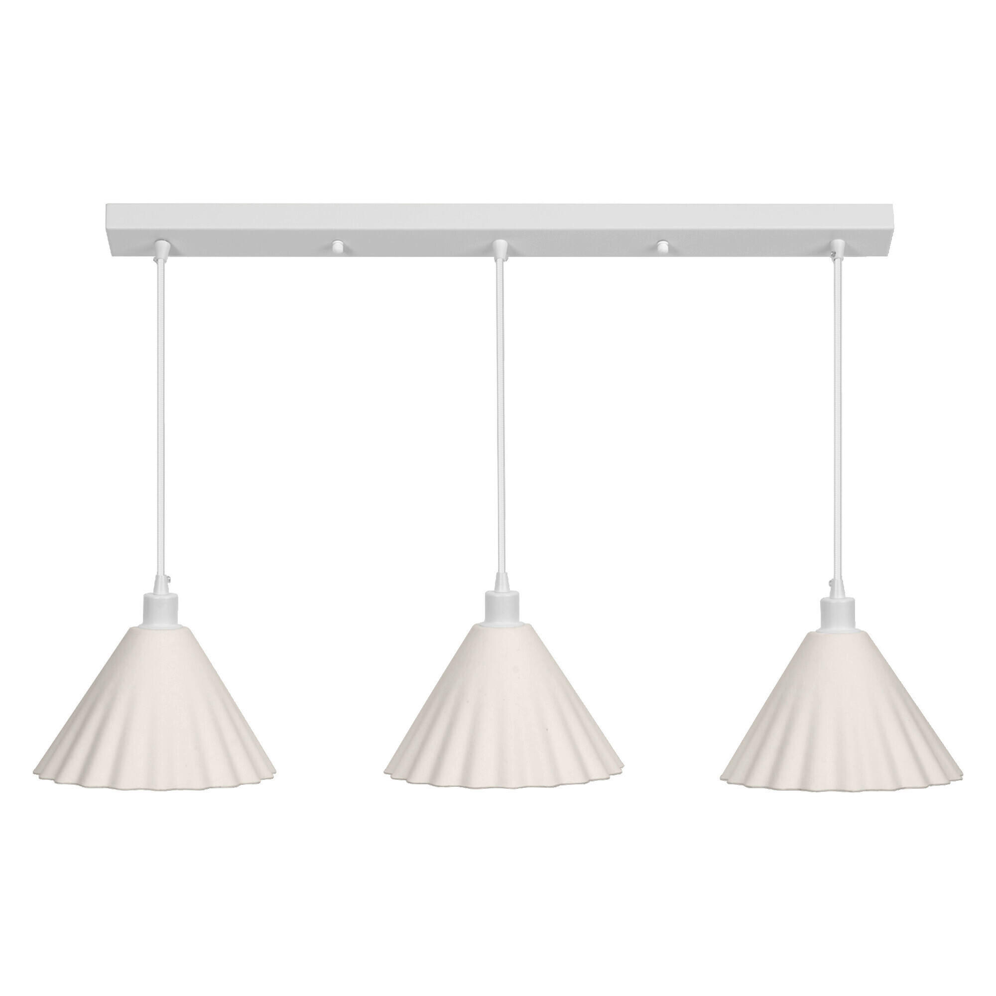 PENDELLEUCHTE 83,8/21,8/172 cm   - Natur, Papier/Metall (83,8/21,8/172cm) - Ledvance