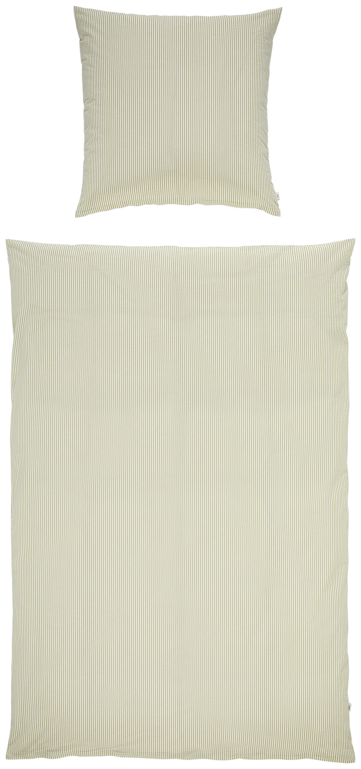 BETTWÄSCHE BENTE Seersucker 155/220 cm  - Limette/Grün, Design, Textil (155/220cm) - Esprit