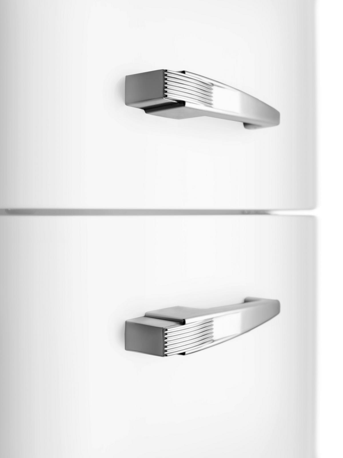KÜHL-GEFRIER-KOMBINATION 60/178/72,8 cm FAB30RWH6  - Weiß, Basics, Metall (60/178/72,8cm) - SMEG