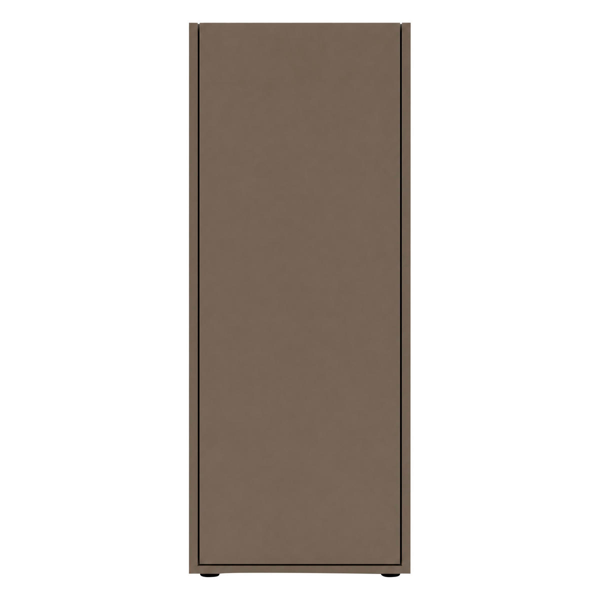 MIDISCHRANK 42/112/33 cm  - Schwarz/Cappuccino, Trend, Holzwerkstoff/Kunststoff (42/112/33cm) - MID.YOU