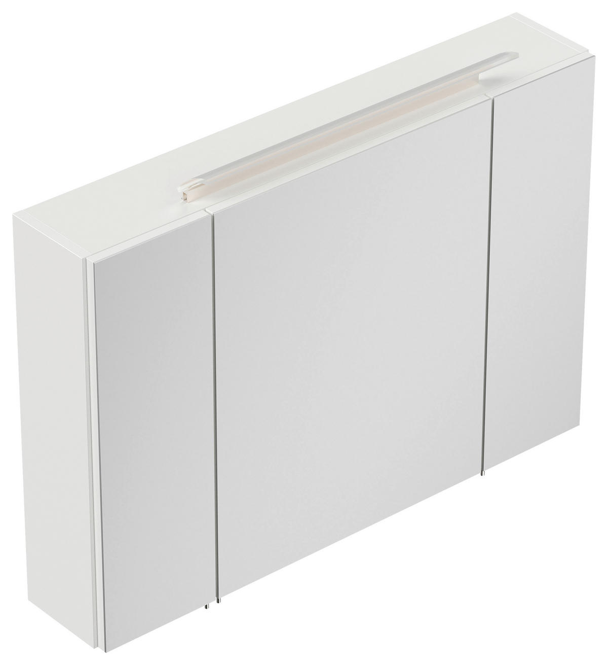 SPIEGELSCHRANK 90/62/17 cm  - Weiß Hochglanz, MODERN, Glas/Holzwerkstoff (90/62/17cm) - MID.YOU