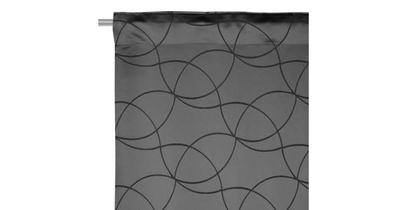 FERTIGVORHANG blickdicht 140/245 cm   - Schwarz, KONVENTIONELL, Textil (140/245cm) - Dieter Knoll