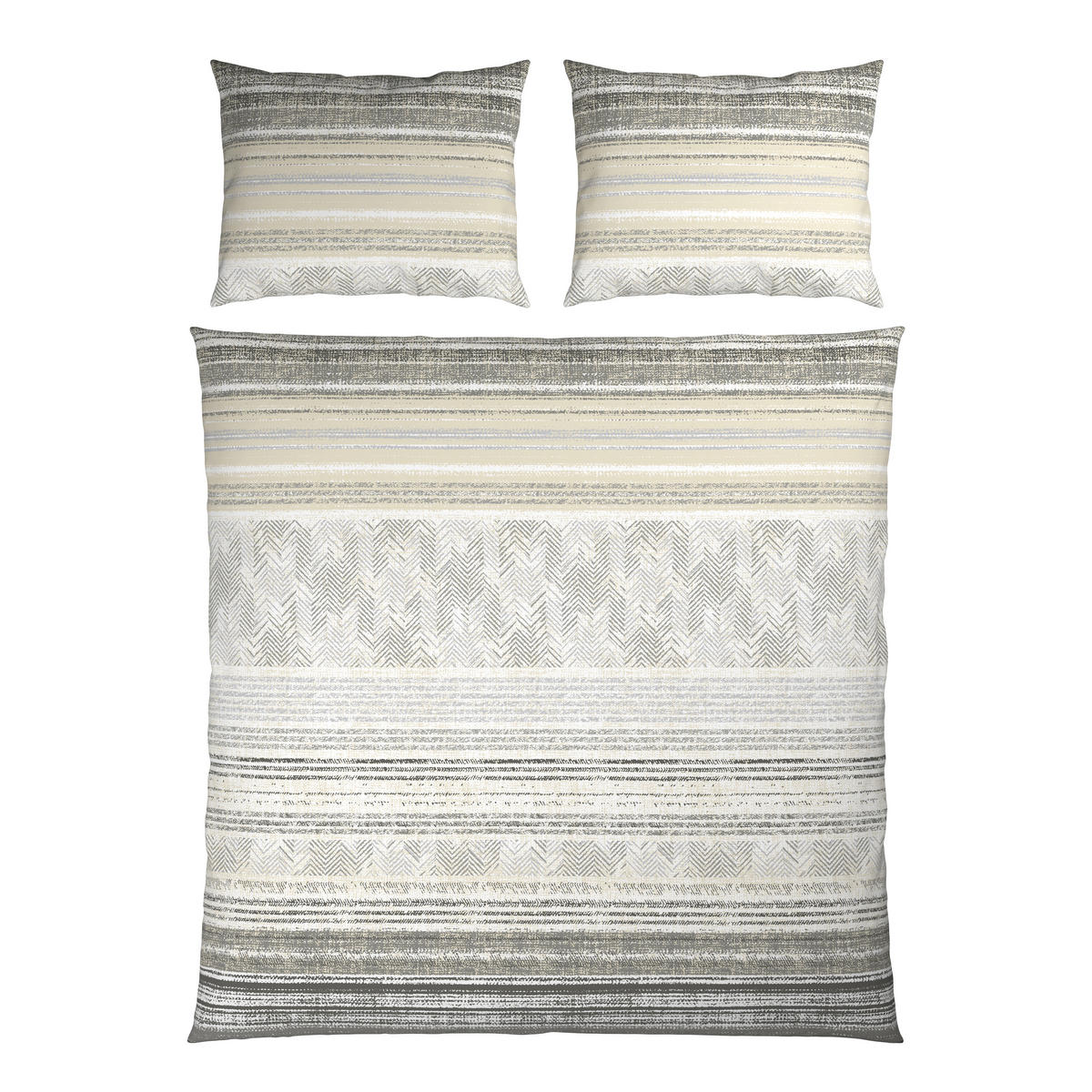 POSTELJNINA 200/200 cm flanela rjavosiva  - rjavosiva, tekstil (200/200cm) - Esposa