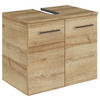 WASCHBECKENUNTERSCHRANK 60/49,8/38,3 cm  - Chromfarben/Hellbraun, KONVENTIONELL, Holzwerkstoff/Metall (60/49,8/38,3cm) - Sadena
