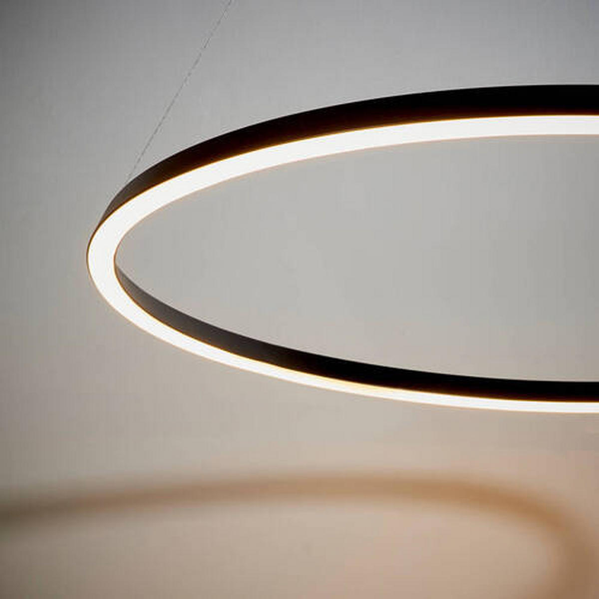 LED-HÄNGELEUCHTE 80/150 cm  - Chromfarben/Bronzefarben, Design, Kunststoff/Metall (80/150cm) - ENDON