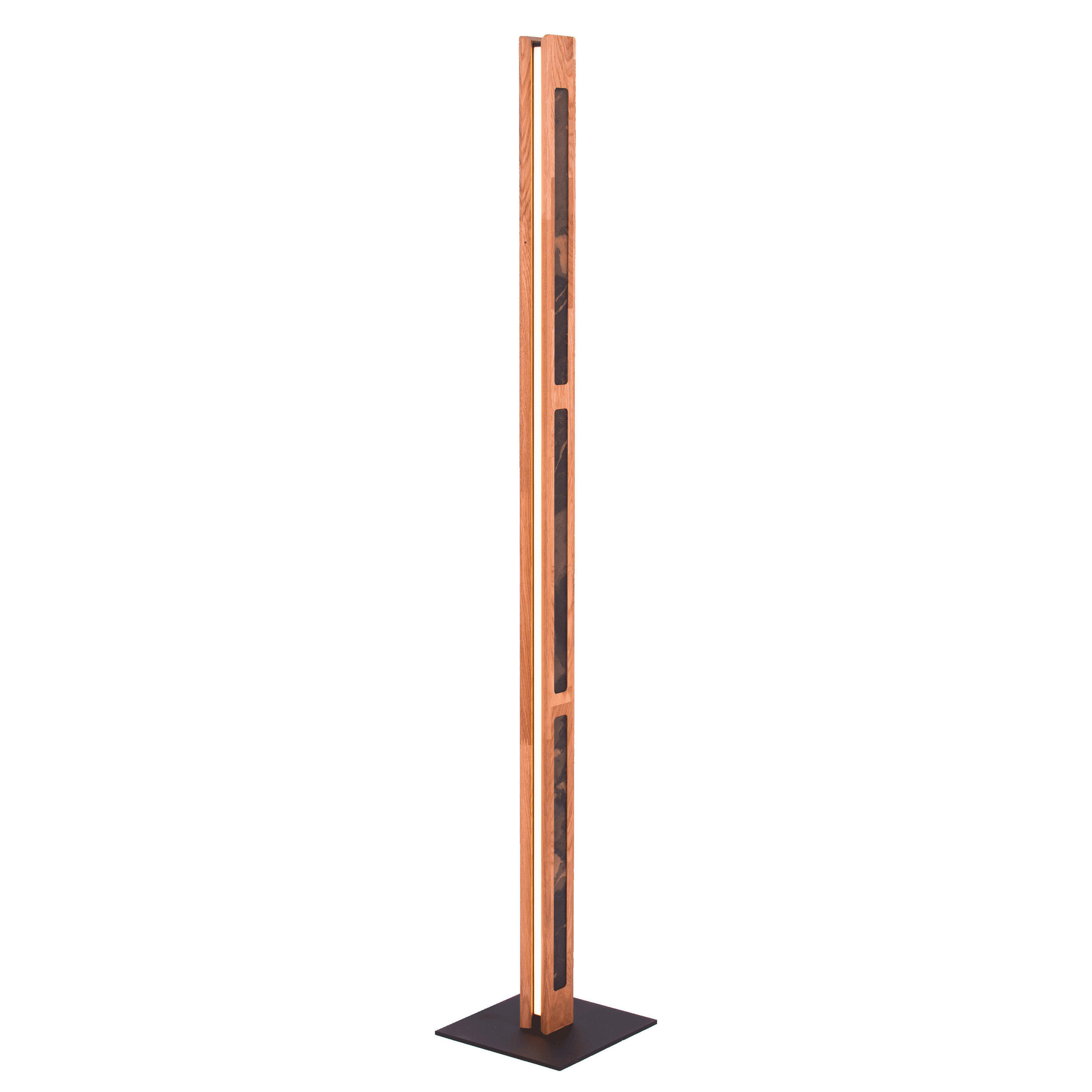 Waldwelt Led-Stehleuchte Schliersee Schwarz 150 cm