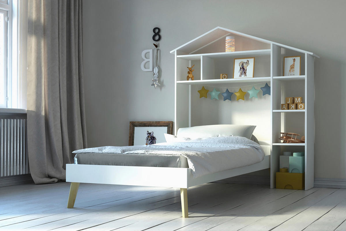 ÜBERBAUREGAL - Weiß, Design, Holz/Holzwerkstoff (148/155/31cm) - Livetastic