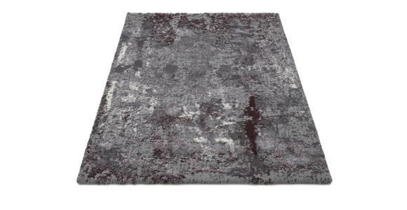 VINTAGE-TEPPICH 200/200 cm Timeline Quantum Aubergine, Beige - Beige/Aubergine, Design, Textil (200/200cm) - Novel