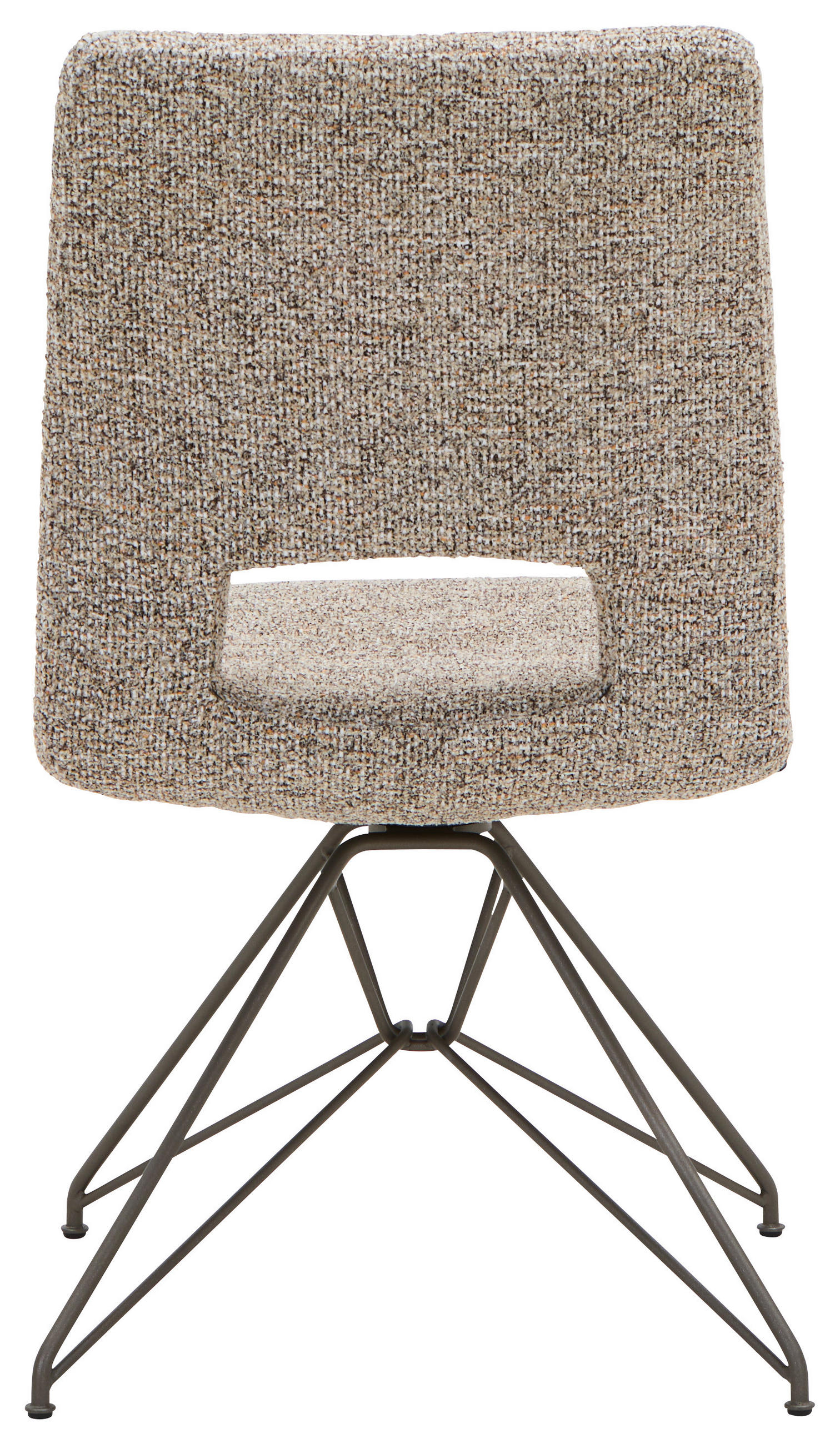 Thumbnail - Venjakob Stuhl, Braun, Hellbraun, Beigebraun, Metall, Textil, rund, Haarnadel, Stativgestell, 50x92x62 cm, Goldenes M, M...