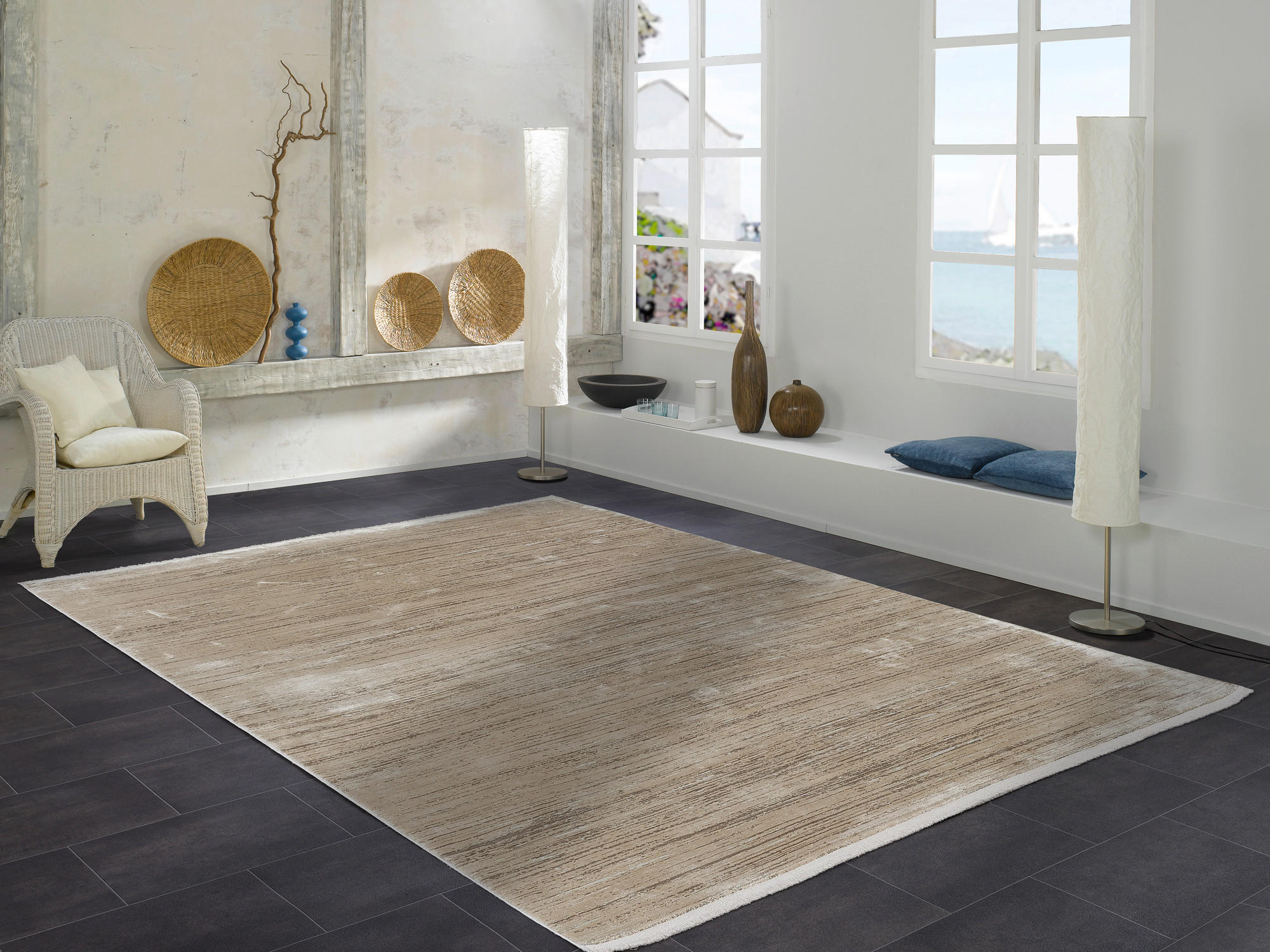 WEBTEPPICH 160/230 cm Brest Cappuccino  - Cappuccino, Design, Textil (160/230cm) - Dieter Knoll