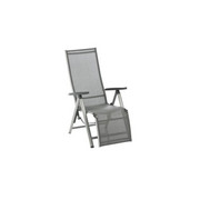 GARTEN-RELAXSESSEL 81/64/116 cm - Anthrazit/Silberfarben, Design, Textil/Metall (81/64/116cm) - Kettler HKS