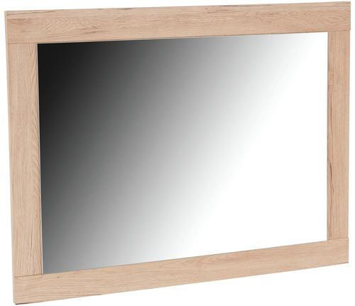 OGLEDALO, 95/68/1,8 cm steklo, leseni material - barve hrasta, Konvencionalno, steklo/leseni material (95/68/1,8cm) - Xora