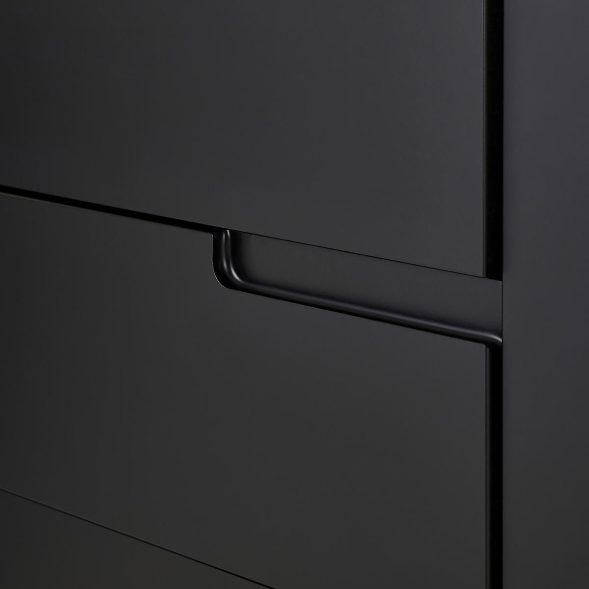 KOMMODE Swim, 100/80/40 cm, 4 Schublade(n)  - Eichefarben/Schwarz, Design, Holzwerkstoff/Kunststoff (100/80/40cm) - MID.YOU