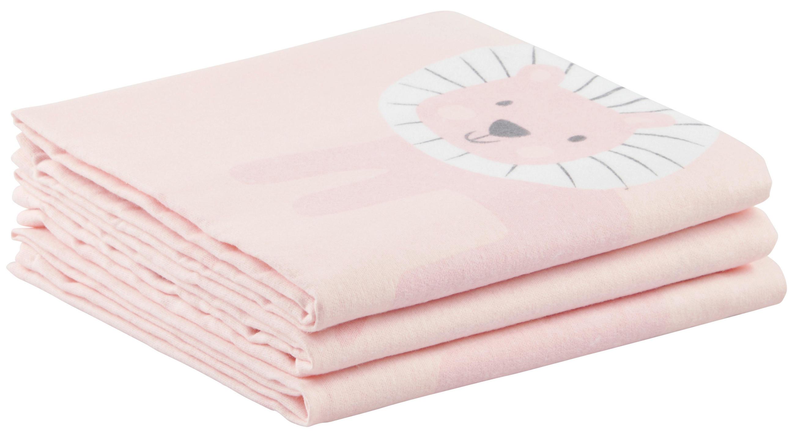STOFFWINDEL   3-teilig  - Rosa, Basics, Textil (75/75cm) - My Baby Lou