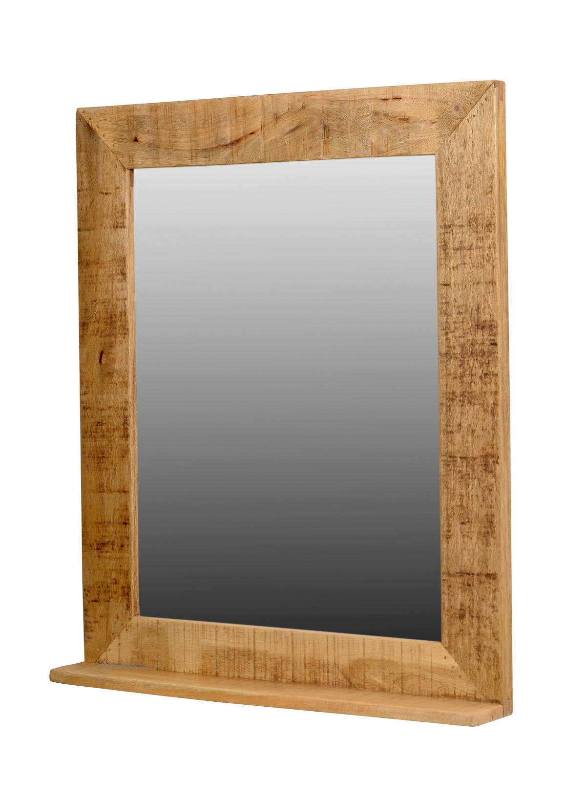 SPIEGEL 67/80/12 cm    in rechteckig  - Naturfarben, Design, Glas/Holz (67/80/12cm) - MID.YOU