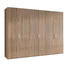 DREHTÜRENSCHRANK 6-türig Sonoma Eiche - Alufarben/Sonoma Eiche, KONVENTIONELL, Holzwerkstoff/Metall (300/216/58cm) - Hom`in DREHTÜRENSCHRANK 6-türig Sonoma Eiche - Alufarben/Sonoma Eiche, KONVENTIONELL, Holzwerkstoff/Metall (300/216/58cm) - Hom`in