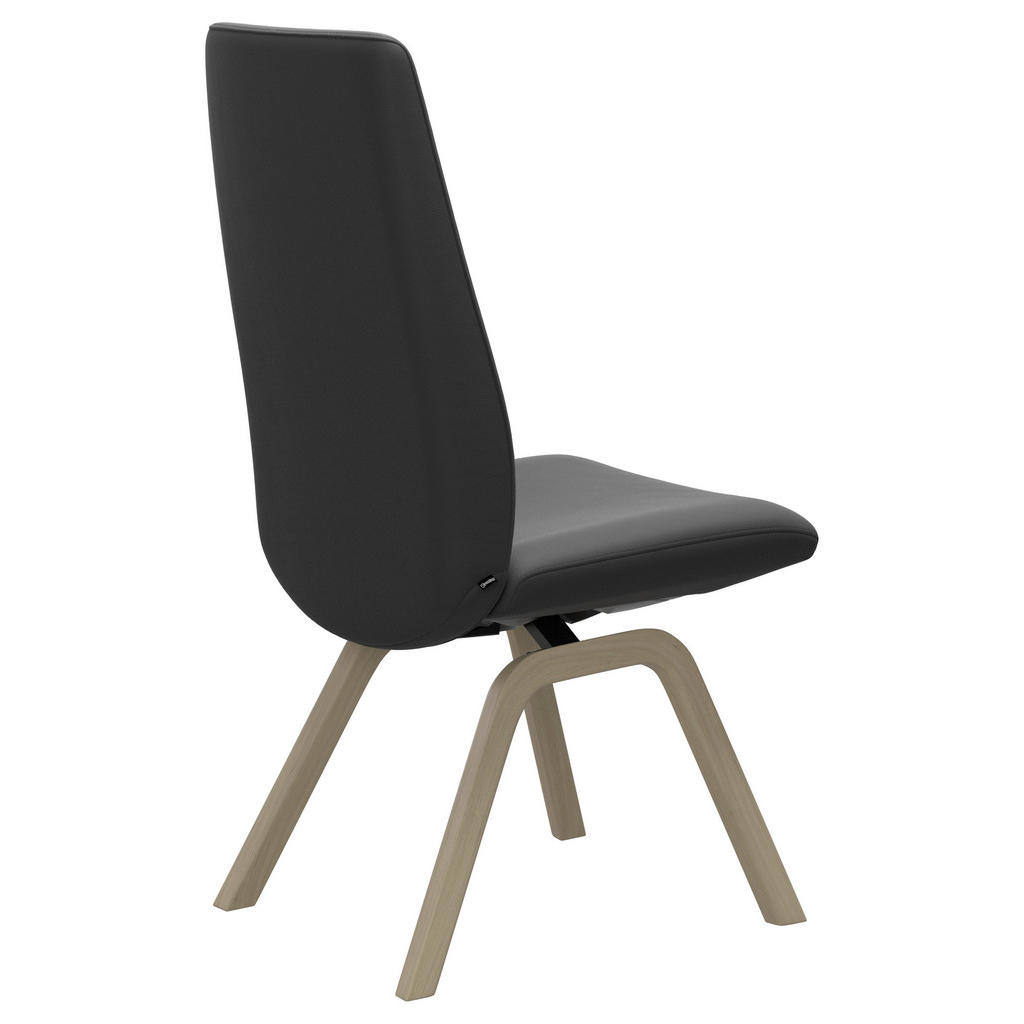 Thumbnail - Stressless Stuhl Laurel, Grau, Holz, Leder, Echtleder, Rindleder, Buche, Schichtholz, eckig, 50x105x63 cm, Lederauswahl,...