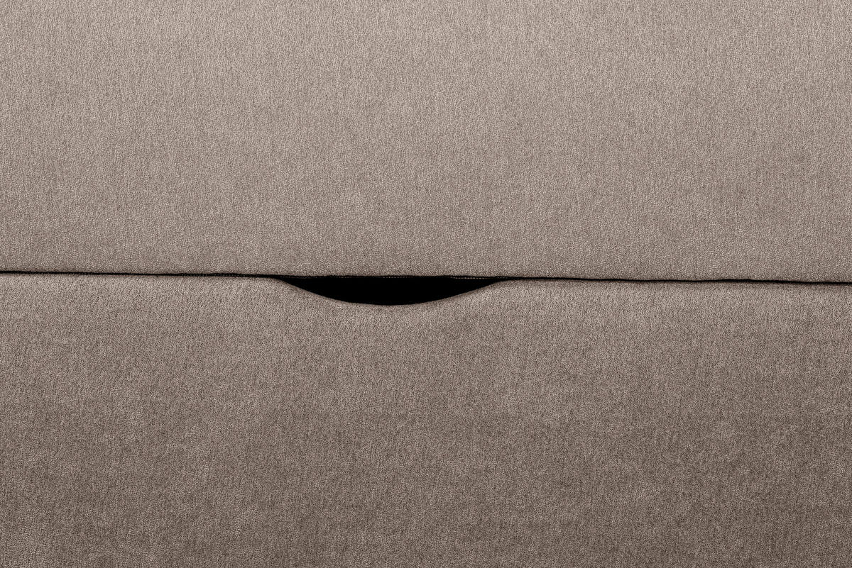 BOXBETT 180/200 cm  in Hellbraun  - Chromfarben/Hellbraun, Design, Kunststoff/Textil (180/200cm) - Boxxx