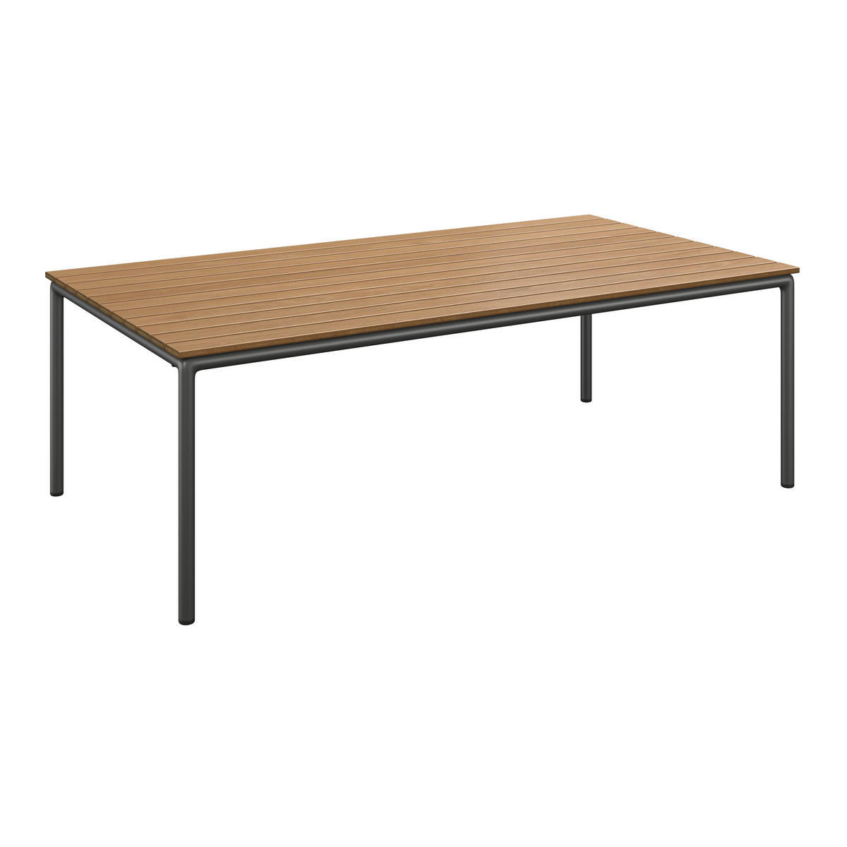 LOUNGEGARNITUR   Akazie vollmassiv Stahl  - Beige/Gelb, MODERN, Holz/Kunststoff - Beldano