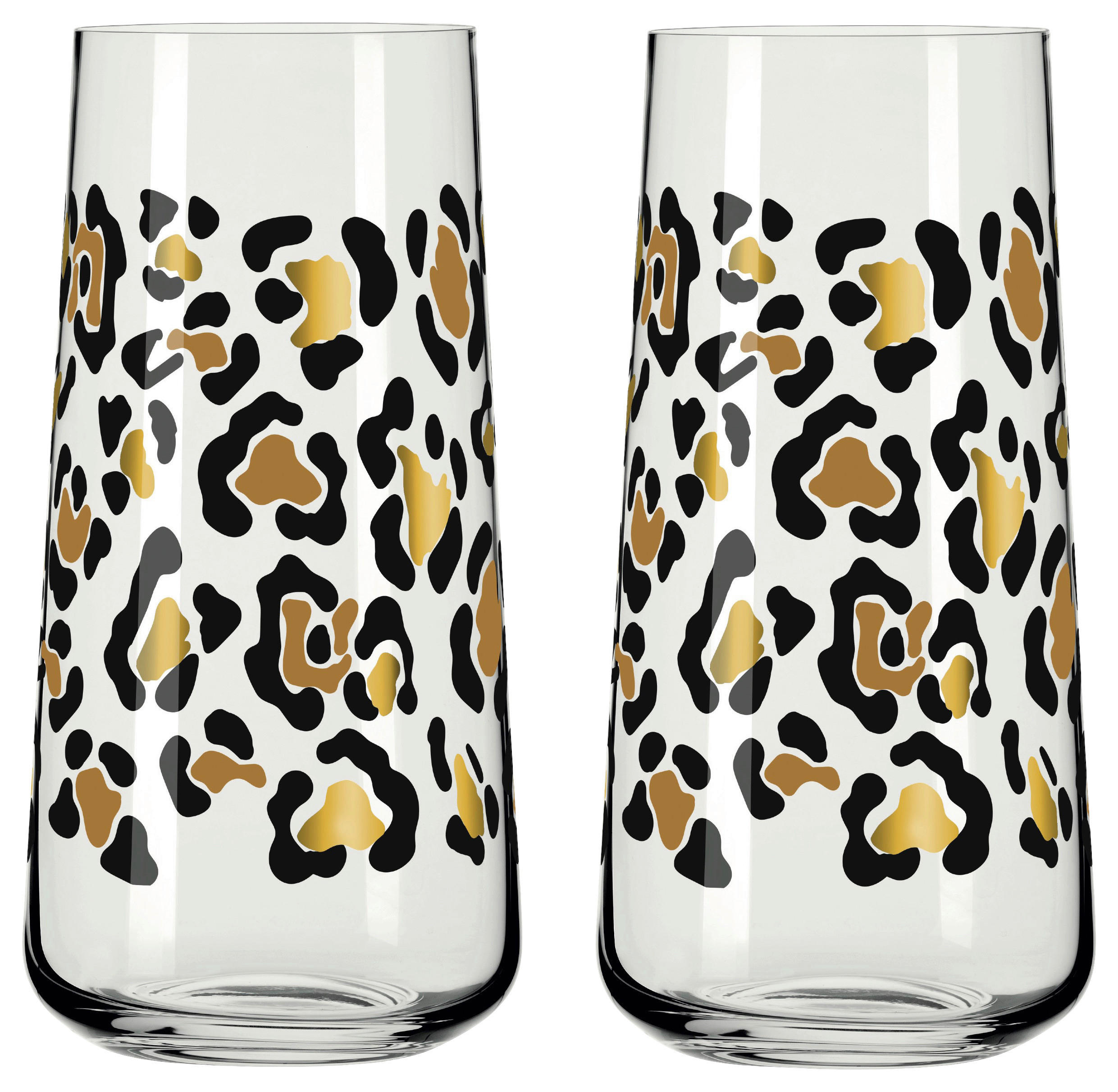 GLÄSERSET Cocktail  2-teilig  - Transparent/Goldfarben, Design, Glas (8.2/16.6cm) - Ritzenhoff