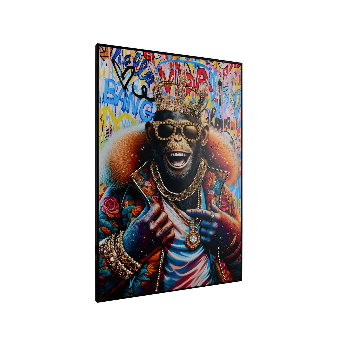 BILD Tiere Multicolor  - Multicolor/Schwarz, Design, Kunststoff (82/122/4cm)