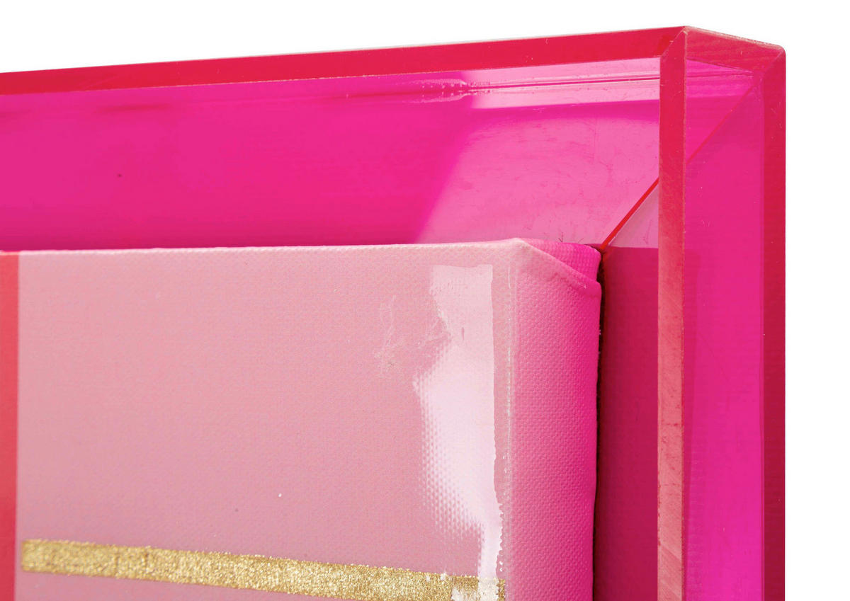 LEINWANDBILD  - Magenta, Basics, Holz/Kunststoff (60/80/3.3cm)