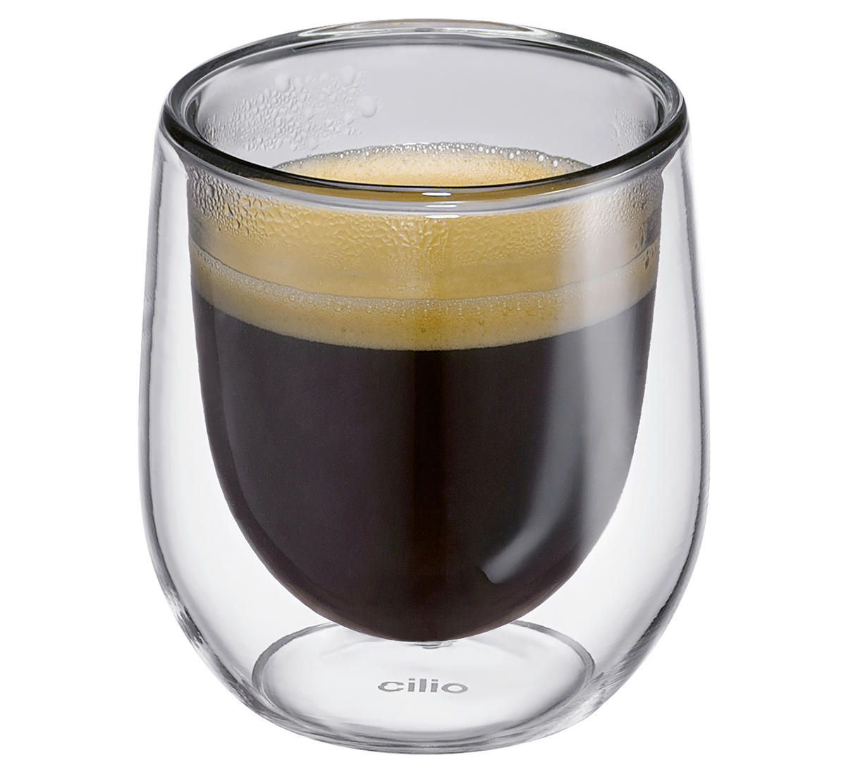 ESPRESSOGLÄSERSET VERONA  - Grau, KONVENTIONELL, Glas (6/6,5cm) - Cilio