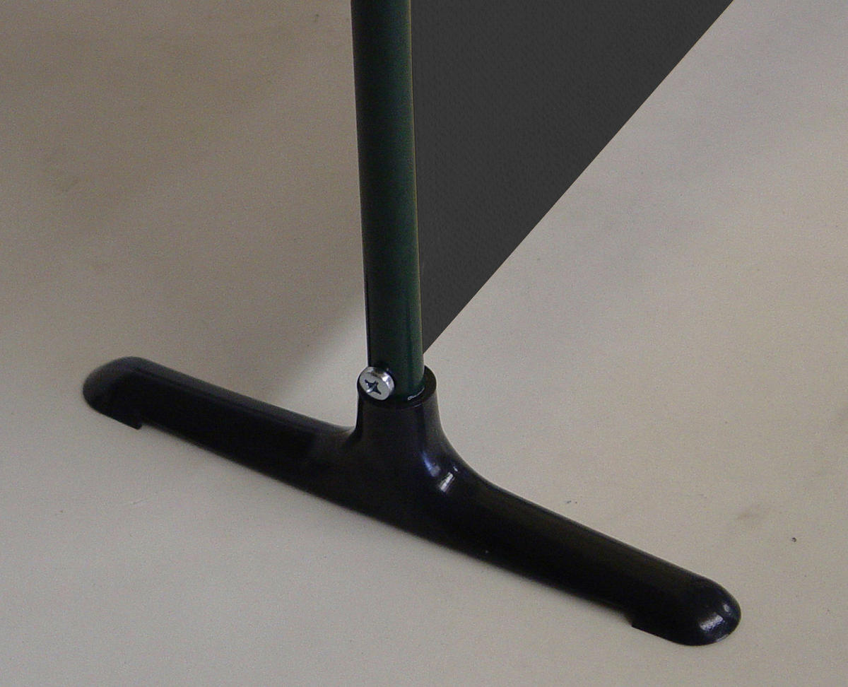 SICHTSCHUTZ - Dunkelgrau/Grau, Basics, Textil/Metall (165/165/25,2cm) - Boxxx