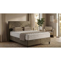 BOX KREVET 160/200 cm     bež  - bež/crna, Moderno, drvni materijal/drvo (160/200cm) - Novel