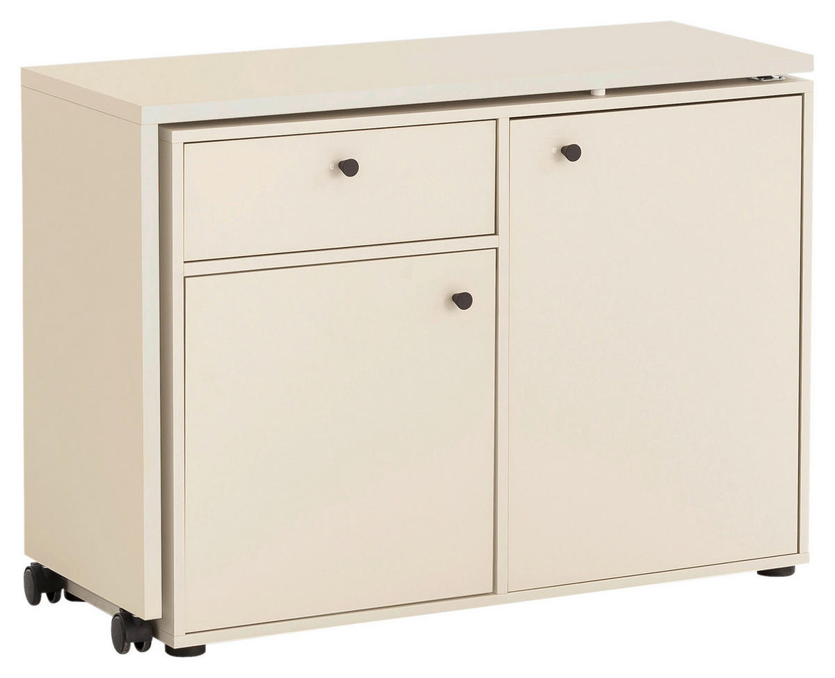 SCHREIBTISCHKOMBINATION Beige  - Beige, Design, Holzwerkstoff (104,6/75,3/39cm) - MID.YOU