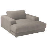 XXL-SESSEL in Feincord Beige  - Beige/Schwarz, Design, Kunststoff/Textil (150/86/170cm) - Lomoco